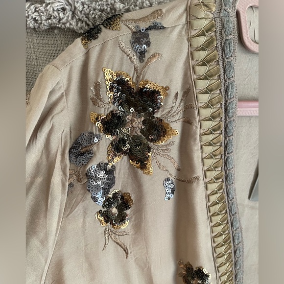 Anthropologie embroidered jacket. Size S - Picture 6 of 9